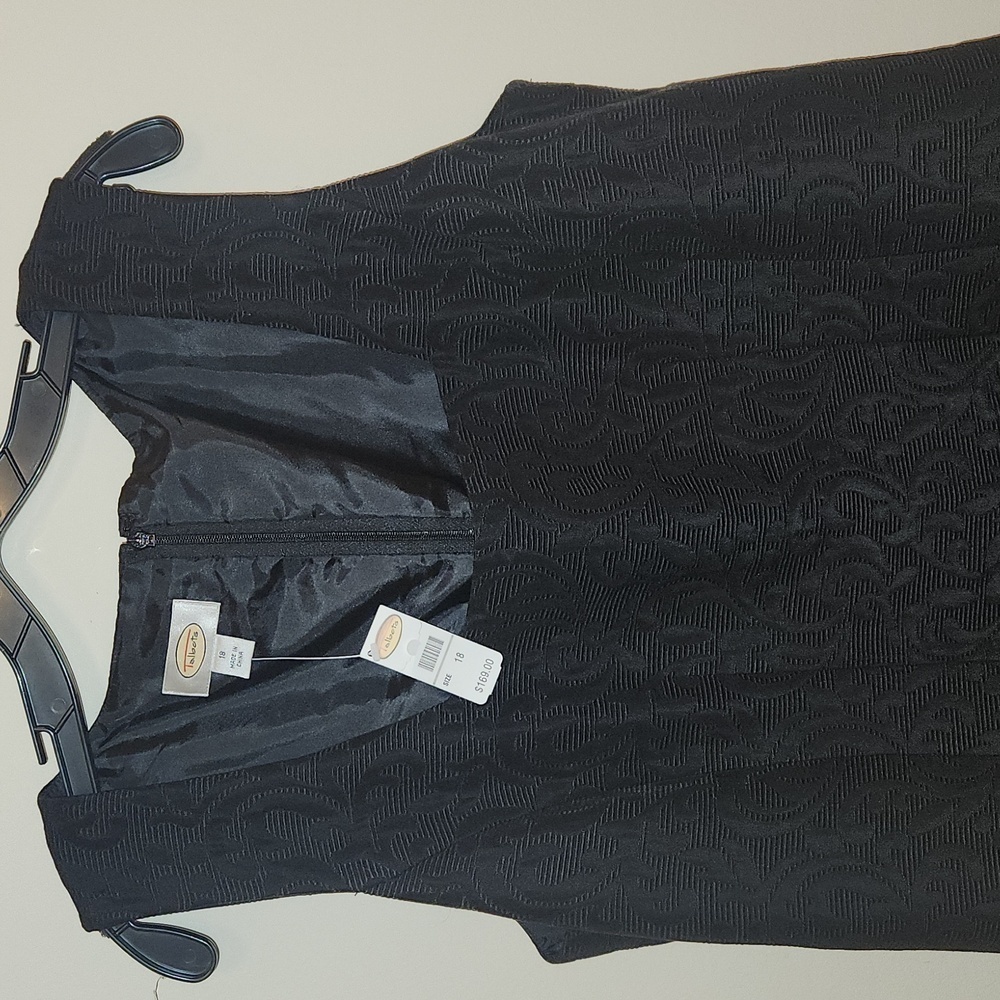 Talbots Black Dress Size 18 - Picture 4 of 8